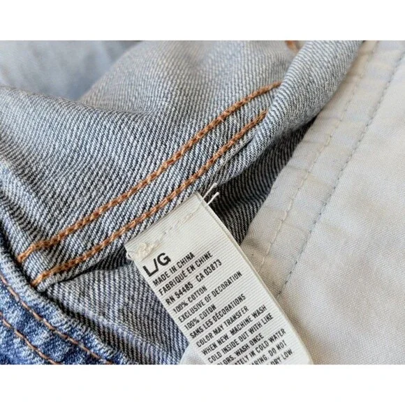 American Eagle Denim Jean Vest Size L - Picture 5 of 5